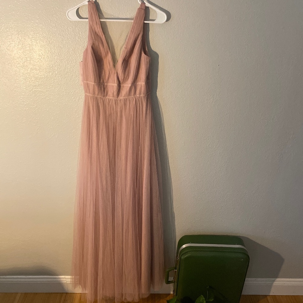 Jenny yoo Sarita dress —brand new with tags (nwt) SIZE 2 color blush